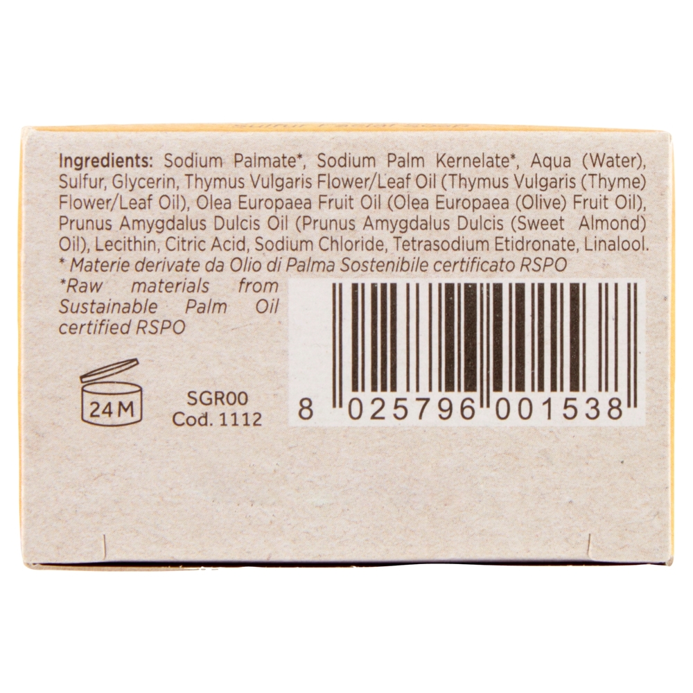 I Provenzali Saponetta Vegetale Zolfo Purificante 100 g